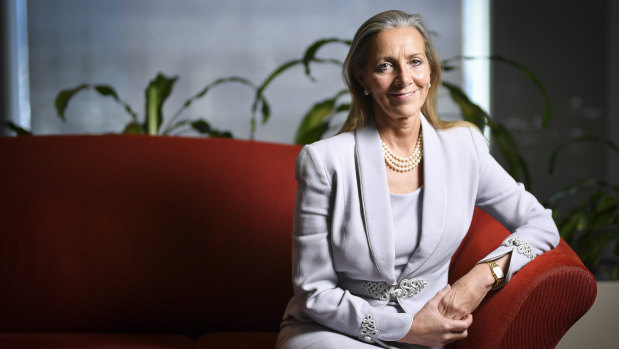 Britain's Minister of State for Trade Baroness Rona Fairhead in Melbourne on Tuesday 