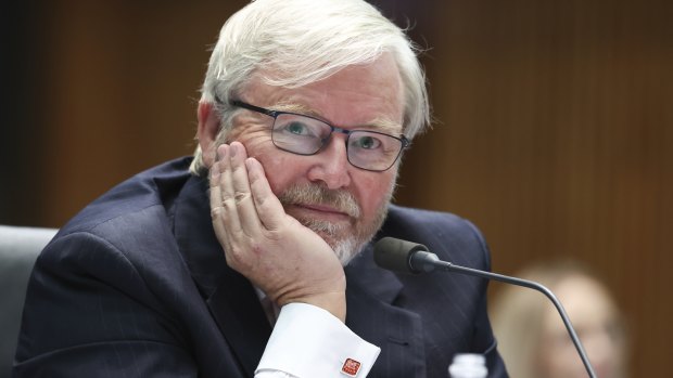 Former Labor prime minister Kevin Rudd.