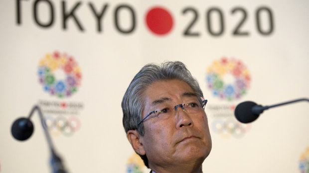 Takeda in 2013, during the first international representation of the Tokyo 2020 bid. 