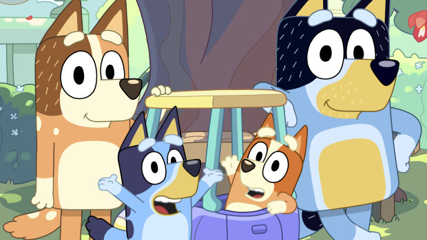 Hit Brisbane-made children's show Bluey has been nominated for an Emmy.