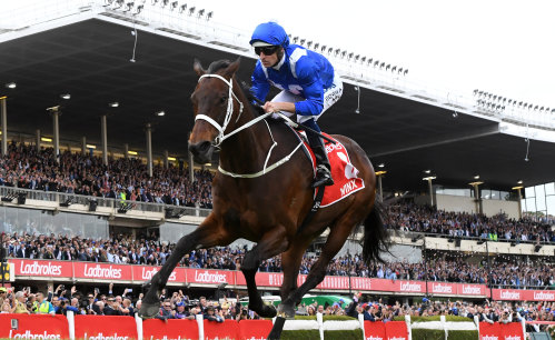 Back as well as ever: Winx has impressed Chris Waller in three gallops since returning to the stable.