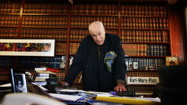 Defamation barrister Clive Evatt in his Sydney chambers.