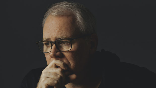 Bret Easton Ellis says he is in a good place of "truly not caring".