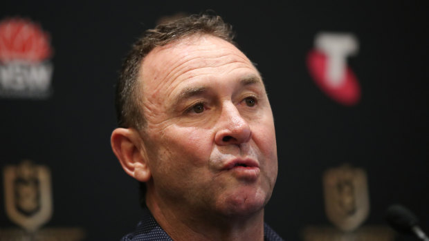 V'landys and Stuart sat down on Friday to talk about how the Raiders are often "forgotten" in comparison to Sydney clubs, as well as the six-again incident.  