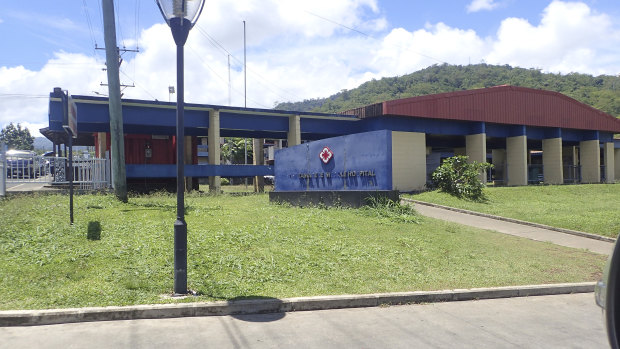 A hospital in Samoa which received Japanese support during a recent measles outbreak.