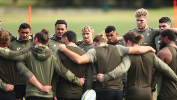 The Wallabies have been hard at work ahead of their series opener against France on Wednesday.