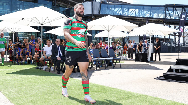 Adam Reynolds at Thursday’s NRL season launch.