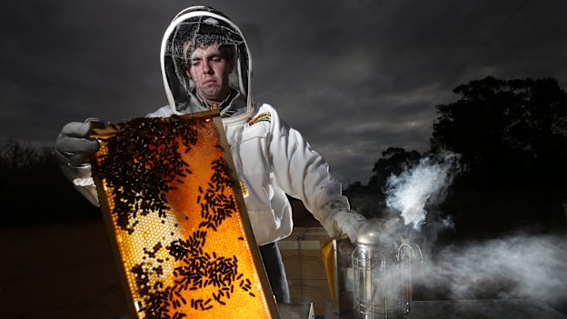 Ben Goldsworthy of Beechworth Honey, which uses only Australian honey. 