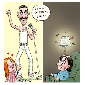 Sascha Baron Cohen, who has moved his family to Western Australia, is rumoured to be performing as Freddie Mercury at this year’s AFL grand final.