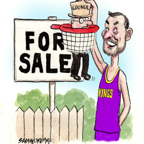 Andrew Bogut is selling up.