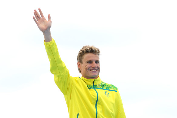 Matthew Hauser won bronze at the Commonwealth Games in Birmingham.