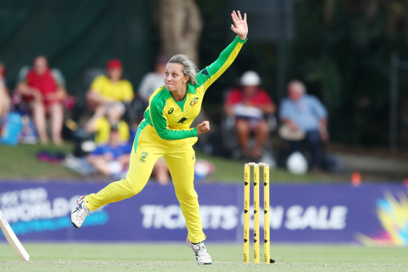 Australia star Ash Gardner has fallen foul of match officials.