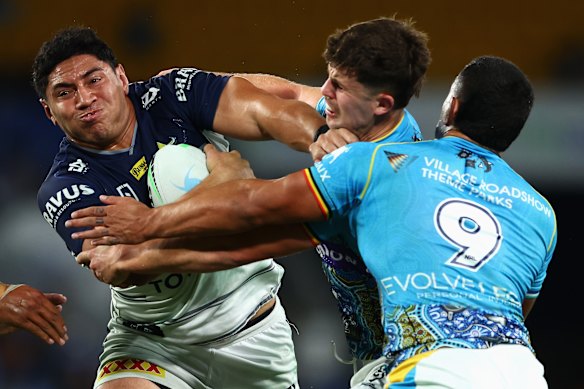 Jason Taumalolo has been menacing teams in the NRL for 17 seasons.