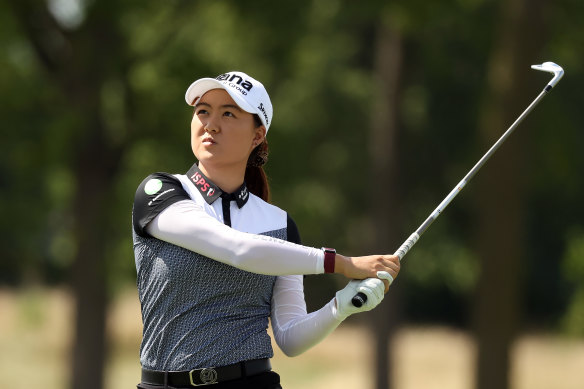 Minjee Lee is tied for fifth after round one of the LPGA Tour's return event in Ohio.