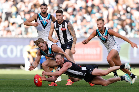 Collingwood v Port Adelaide.