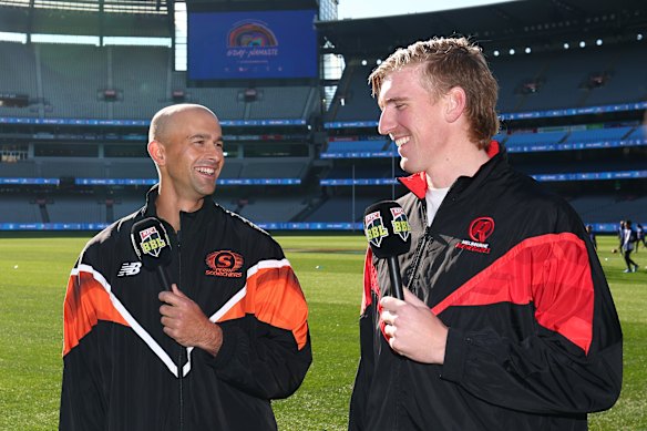 Ashton Agar (Scorchers) and Will Sutherland (Renegades). The teams will play a BBL game in Chennai on December 12. 