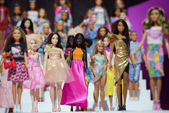 Barbie now comes in 175 different body shapes, hair colours, ethnicities and abilities.
