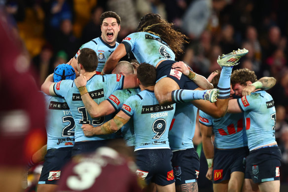 NSW hadn’t claimed a series decider in Brisbane since 2005.