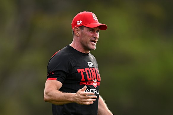 Tongan coach Kristian Woolf has remained in New Zealand at Katoa’s bedside.