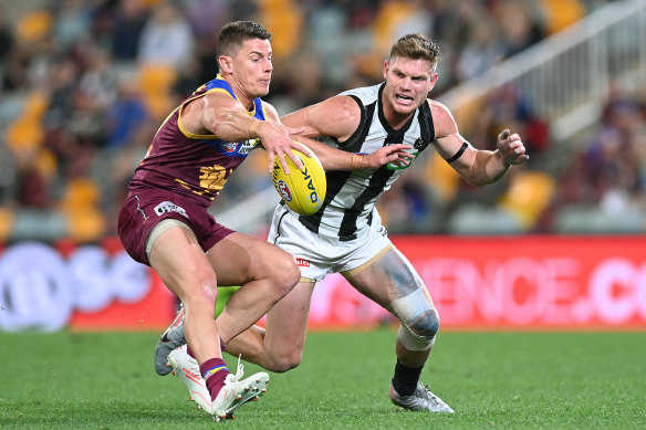 The Lions’ clash with the Pies was originally scheduled for the Gabba on Thursday night.