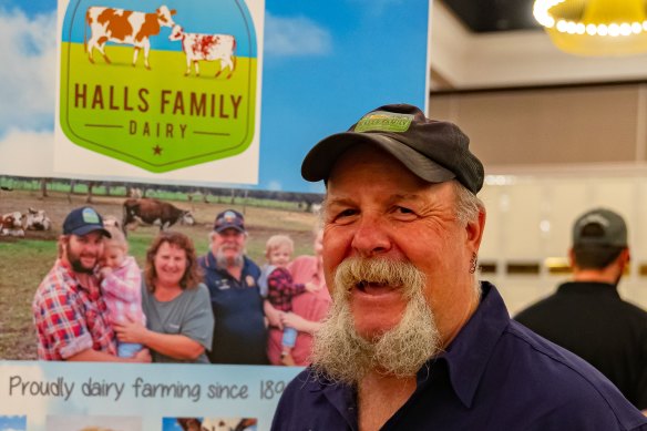 Phil Hall of Halls Family Dairy.