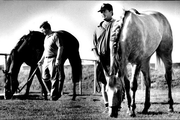 One of the best: Lee and Anthony Freedman with Naturalism and Schillaci in 1992.
