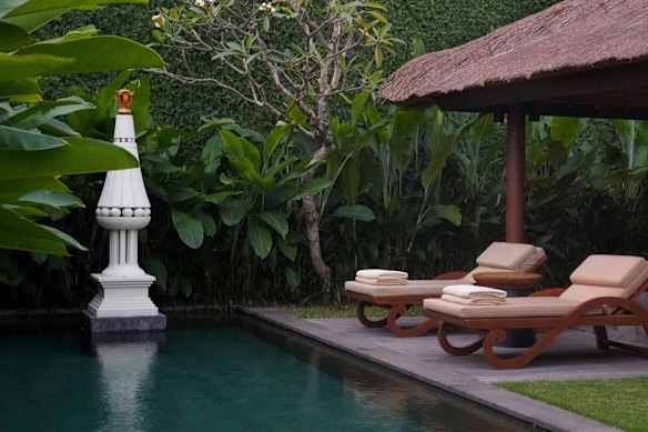 The exclusive villas in The Club by The Legian include private pools and gazebos.