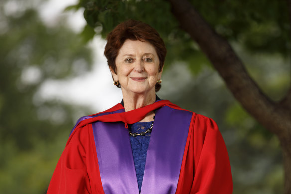 Former senator, education minister, and Age Discrimination Commissioner Susan Ryan was awarded an honorary doctorate by ANU in 2017. 
