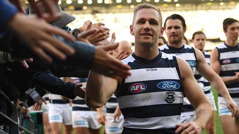 20Four signed up stars including the Geelong Cats' Joel Selwood.  