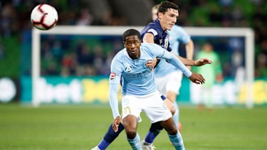 Shayon Harrison scored twice for City in the demolition job.