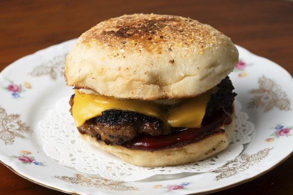 Longganisa cheese pandesal muffin. 