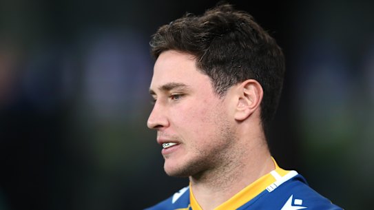 Mitchell Moses at the game on Friday night.