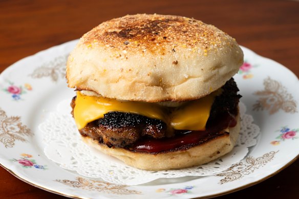 Longganisa cheese pandesal muffin.