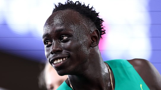 Gout Gout didn’t advance into the final of the 200m at the world championships in Tokyo but was optimistic following his semi-final run.