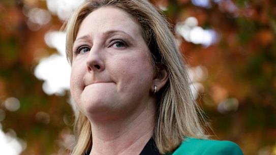 Crossbench MP Rebekha Sharkie announces her resignation on Wednesday after the High Court's ruling.