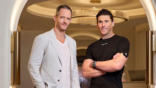 Tim Gurner and Ben Greenfield (R).