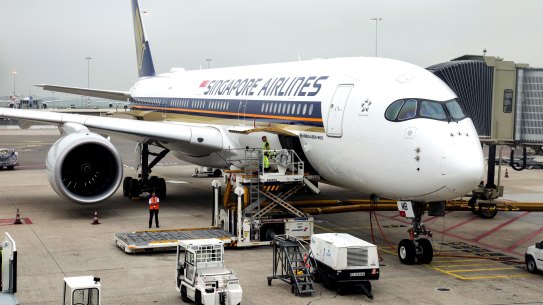 Singapore Airlines Airbus A350-900.