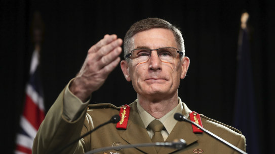 Chief of the Defence Force General Angus Campbell .