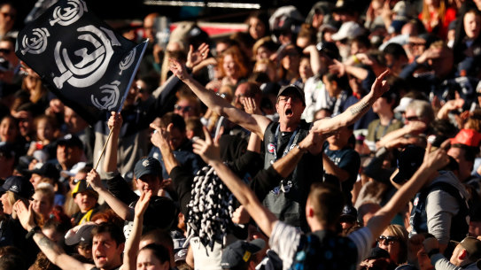 Increased crowds will be allowed at the footy from this Thursday.