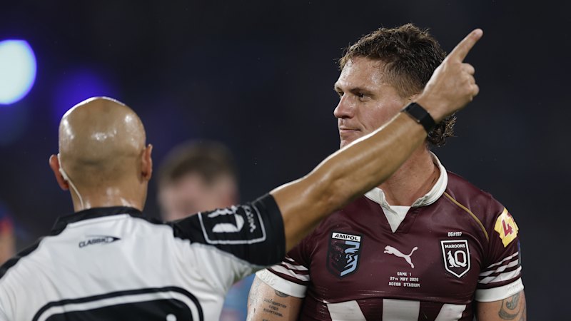 Kalyn Ponga has a shoulder charge problem. NSW will be hopin