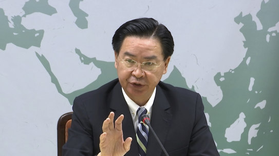 Taiwan’s Foreign Minister Joseph Wu 