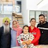 Dilbag Singh Jivan and his wife Gagandeep Kaur, with daughter Nadar Kaur Sandhu, and Jivan’s parents, father Mukand Singh Sandhu and mother Kuldeep Kaur.