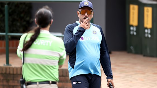 India coach Ravi Shastri.