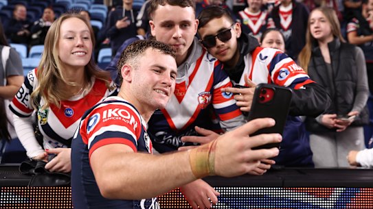 Sandon Smith was a popular man on Saturday night after struggling a week earlier.