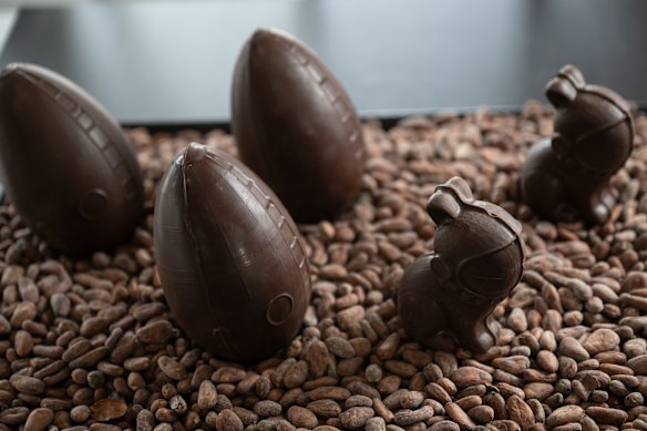 Space eggs and astronaut bunnies.