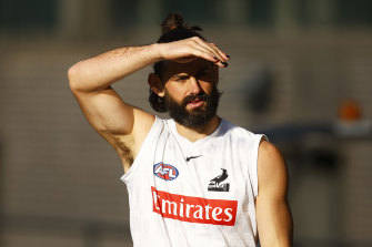 Brodie Grundy has had another injury setback.
