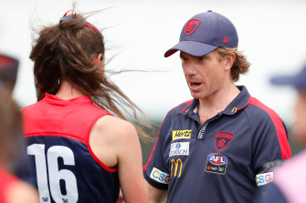 Melbourne coach Mick Stinear.