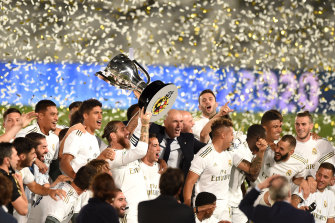 La Liga 2020 Real Madrid Claim La Liga Title Zinedane Zidane Ranks Victory Above Champions League Glory