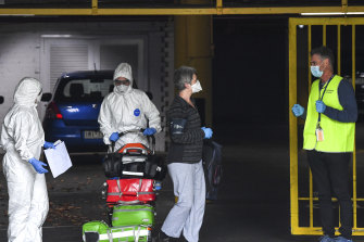 Hotel quarantine breaches at the Rydges in Carlton (pictured) and the Stamford Plaza in the CBD have been identified as sources of outbreaks. 