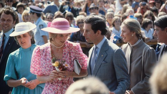 Prince Charles and Princess Diana visit Sydney.